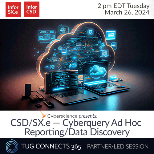 Cyberscience presents: CSD/SX.e — Cyberquery Ad Hoc Reporting/Data Discovery