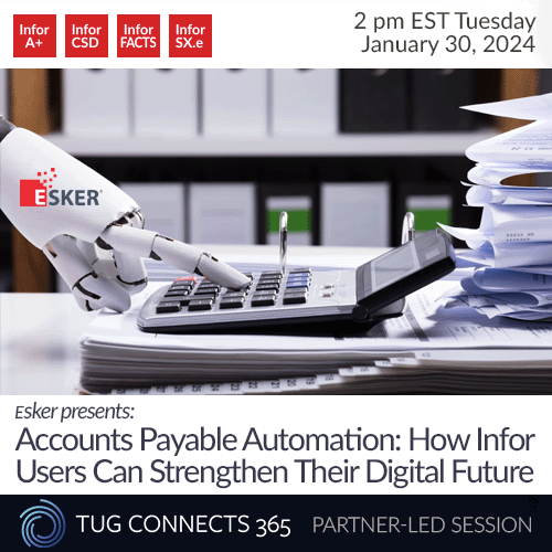 Esker Presents: Accounts Payable Automation: How Infor Users Can Strengthen Their Digital Future