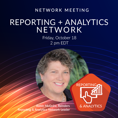 Reporting & Analytics Network Meeting