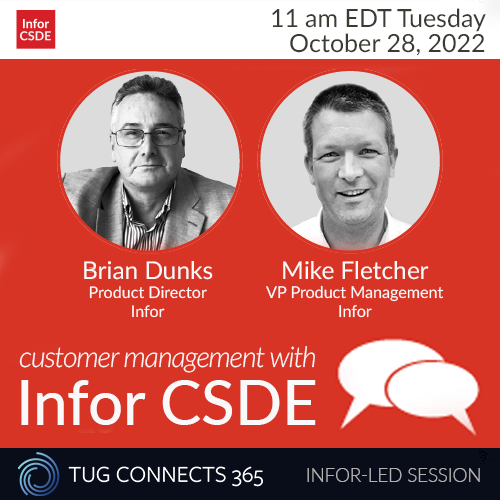 Infor CSDE and Your Customer Management Journey
