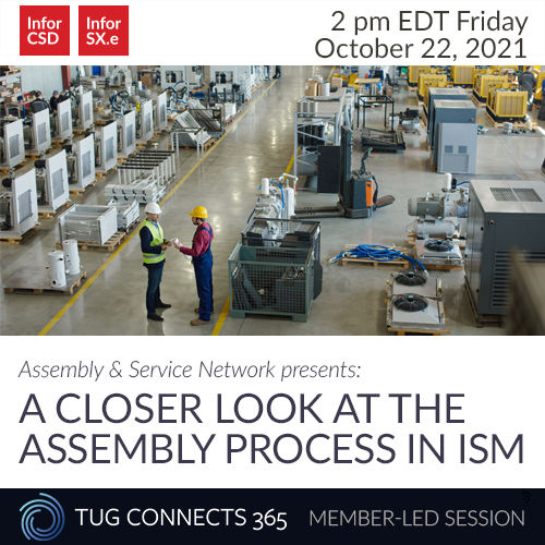 TUG Assembly and Service Network Event:  A Closer Look at the Assembly Process in ISM