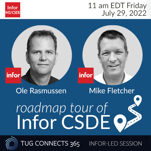 Infor CSDE Roadmap and a Tour of the Ecosystem