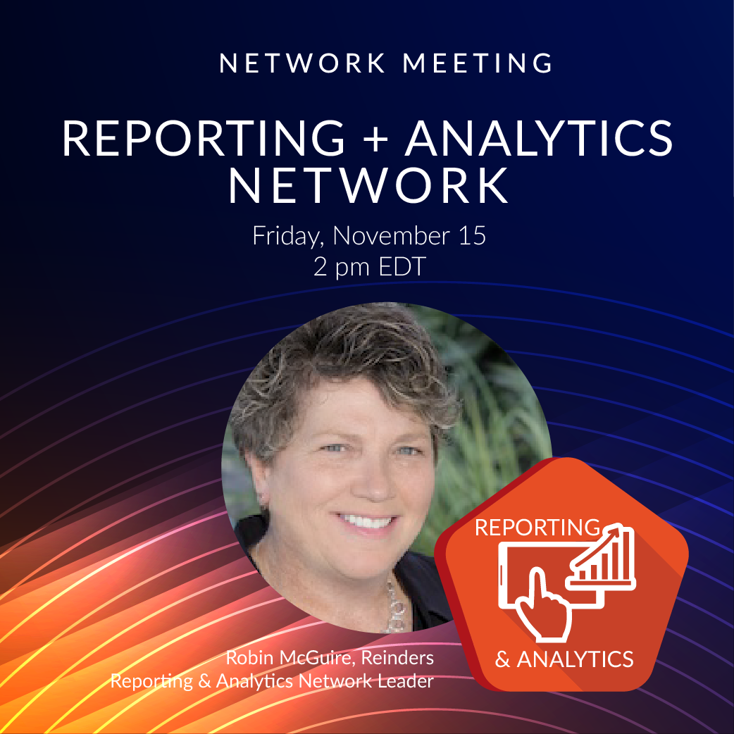 Reporting & Analytics Network: Custom Reports, Widgets, and Workspaces in CSD Analytics: A Hands-On Guide