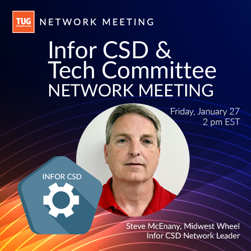Infor CSD and Tech Committee Network Meeting