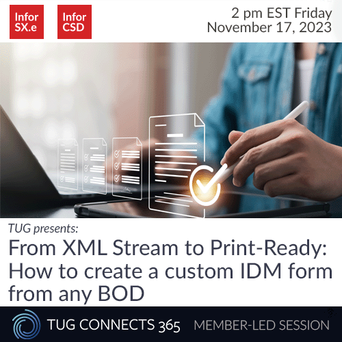 From XML Stream to Print-Ready: How to create a custom IDM form from any BOD