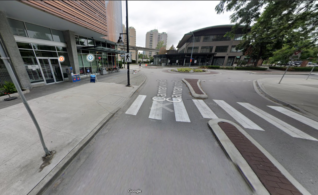 Access to the building from Columbia and 10th Streets