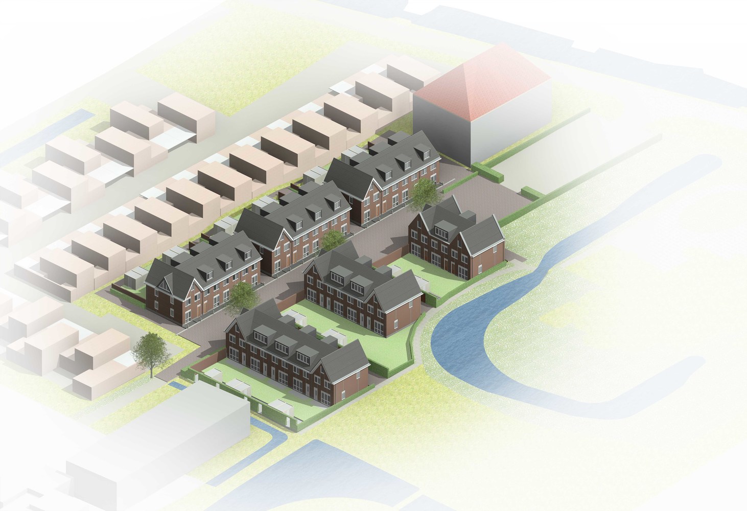 Nieuwbouw 24 woningen 't Schoolplein Nootdorp