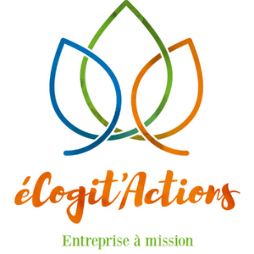 Logo ECOGITACTIONS (BEAUJOLAIS BLEU)