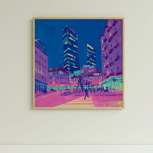 Ніч на Площі Українських Героїв