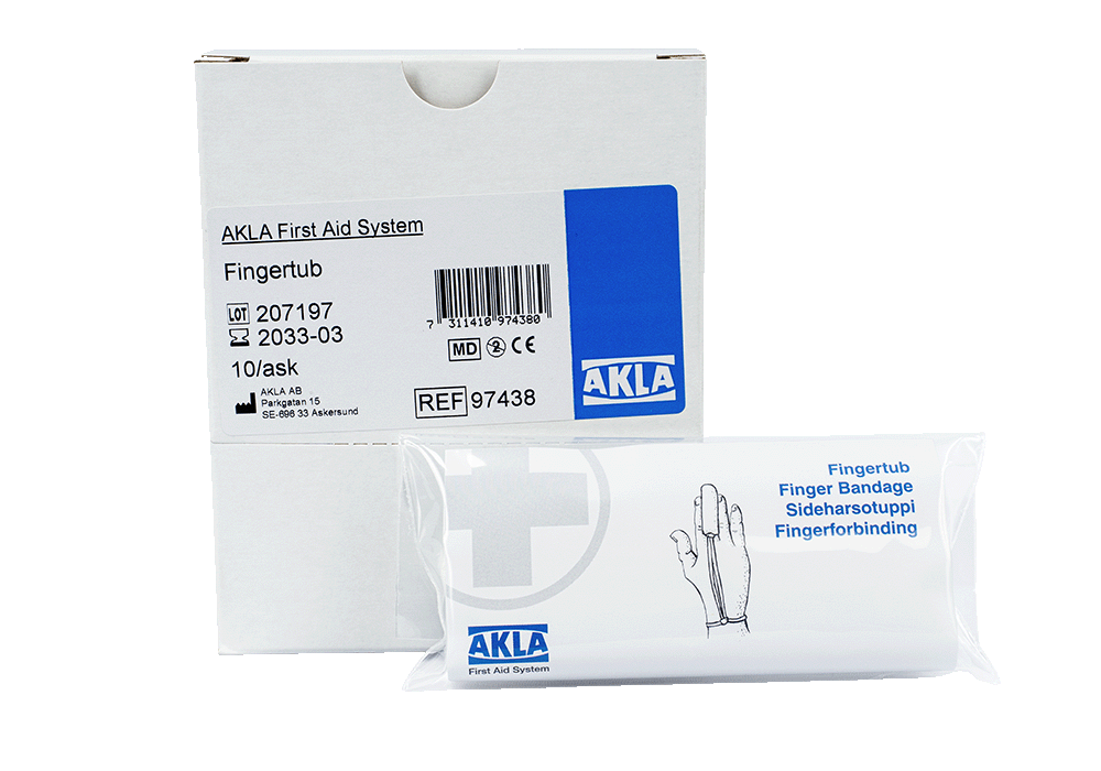 Fingertube, 10 pcs / fp