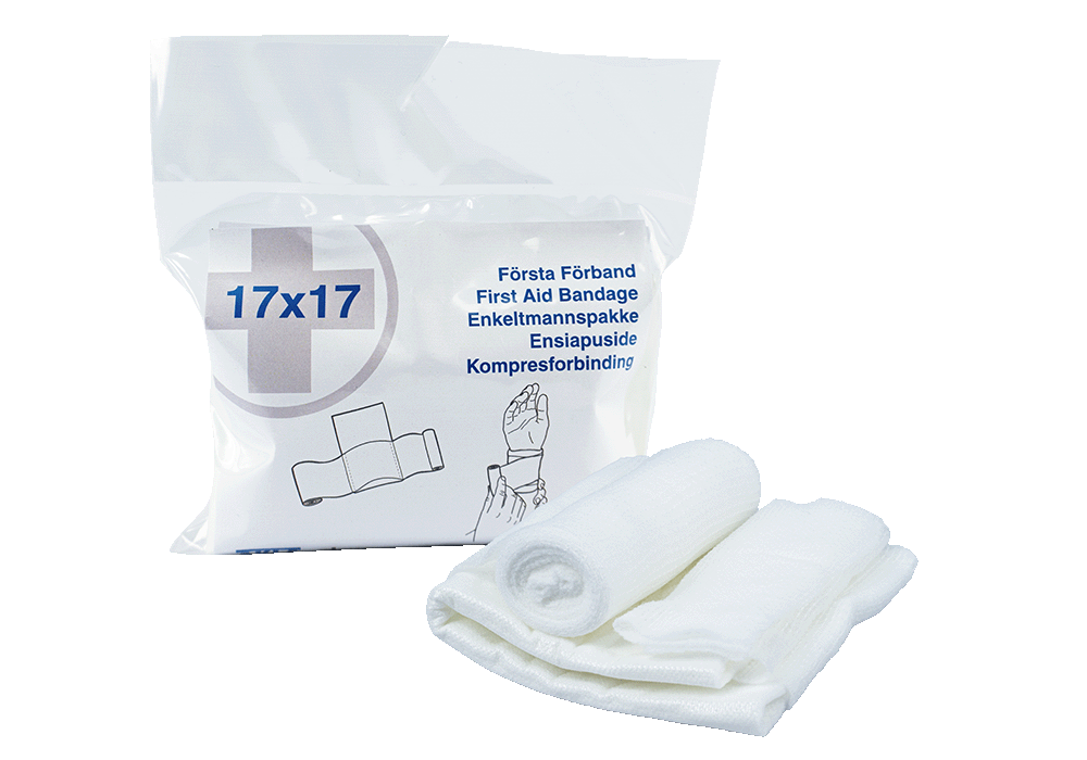 First Aid bandage 17x17cm