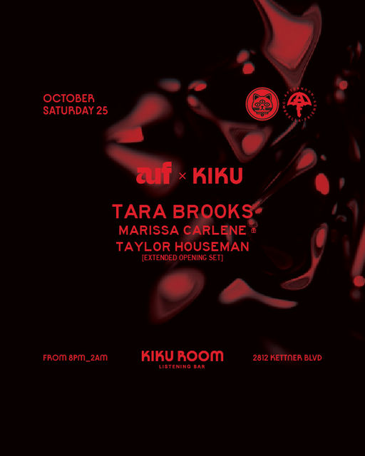 AUF x Kiku 001 flyer