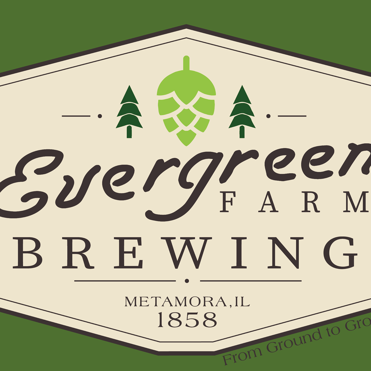 Evergreen Farm Brewing logo
