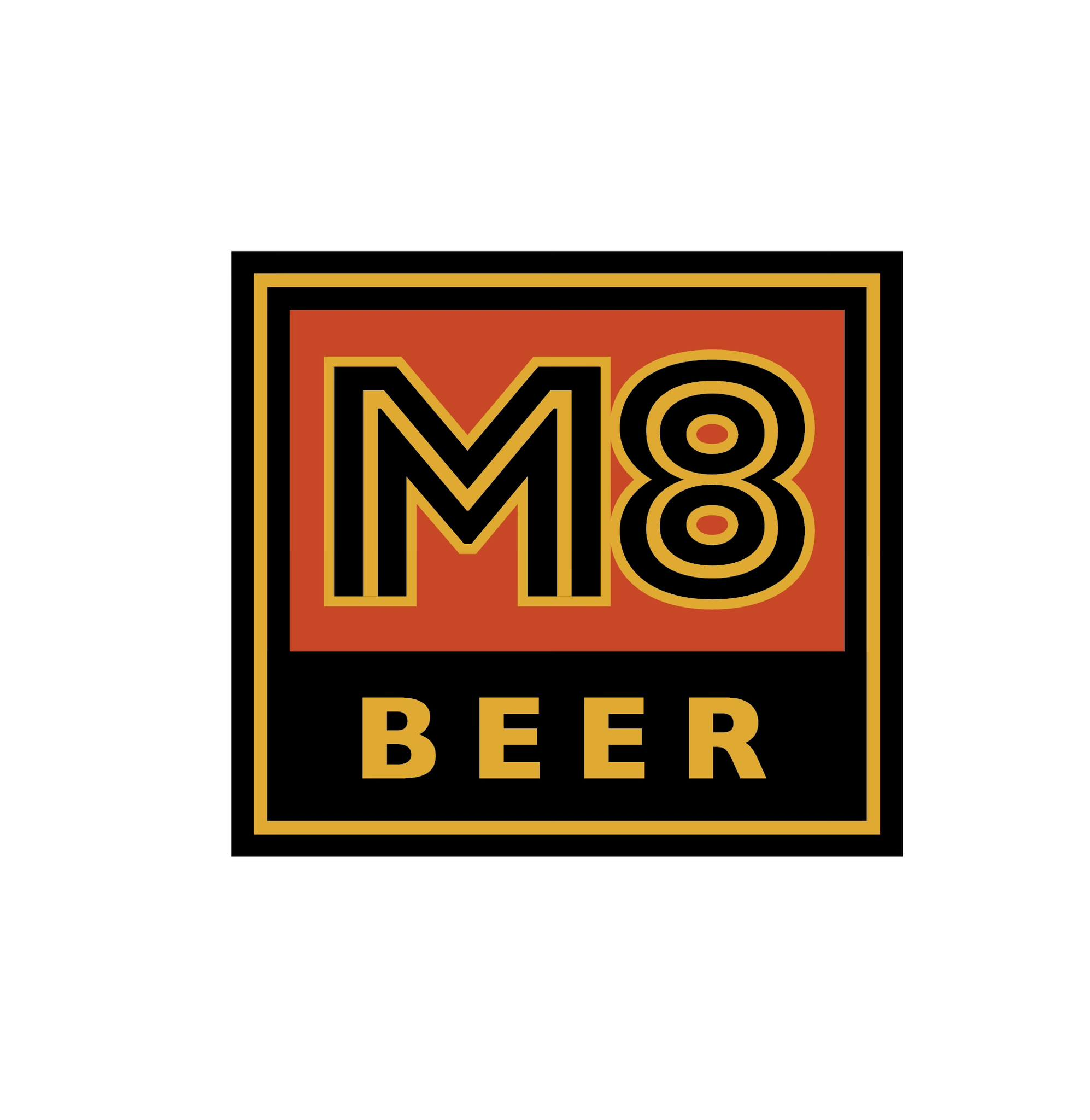 M8 Beer logo
