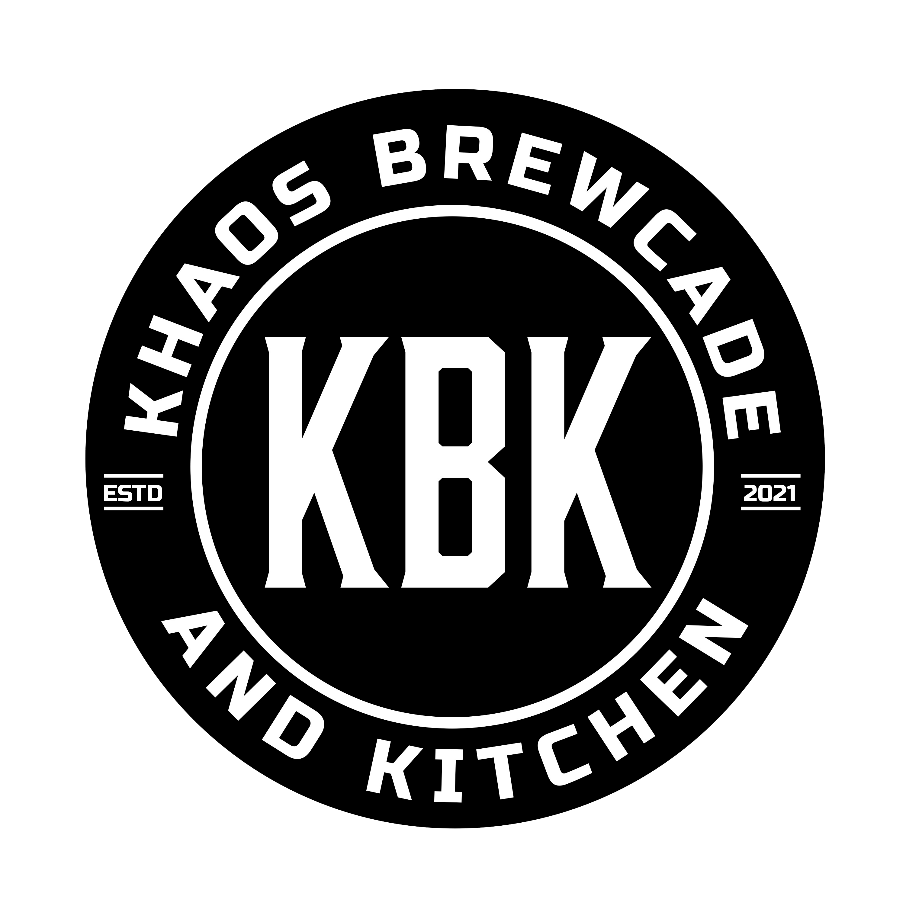 Khaos Brewcade and Kitchen logo