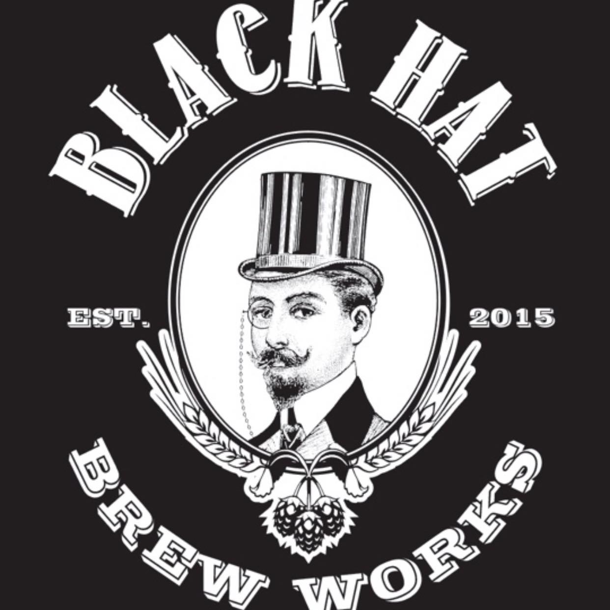 Black Hat Brew Works logo