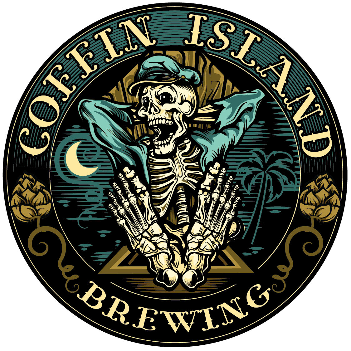 Coffin Island Brewing logo