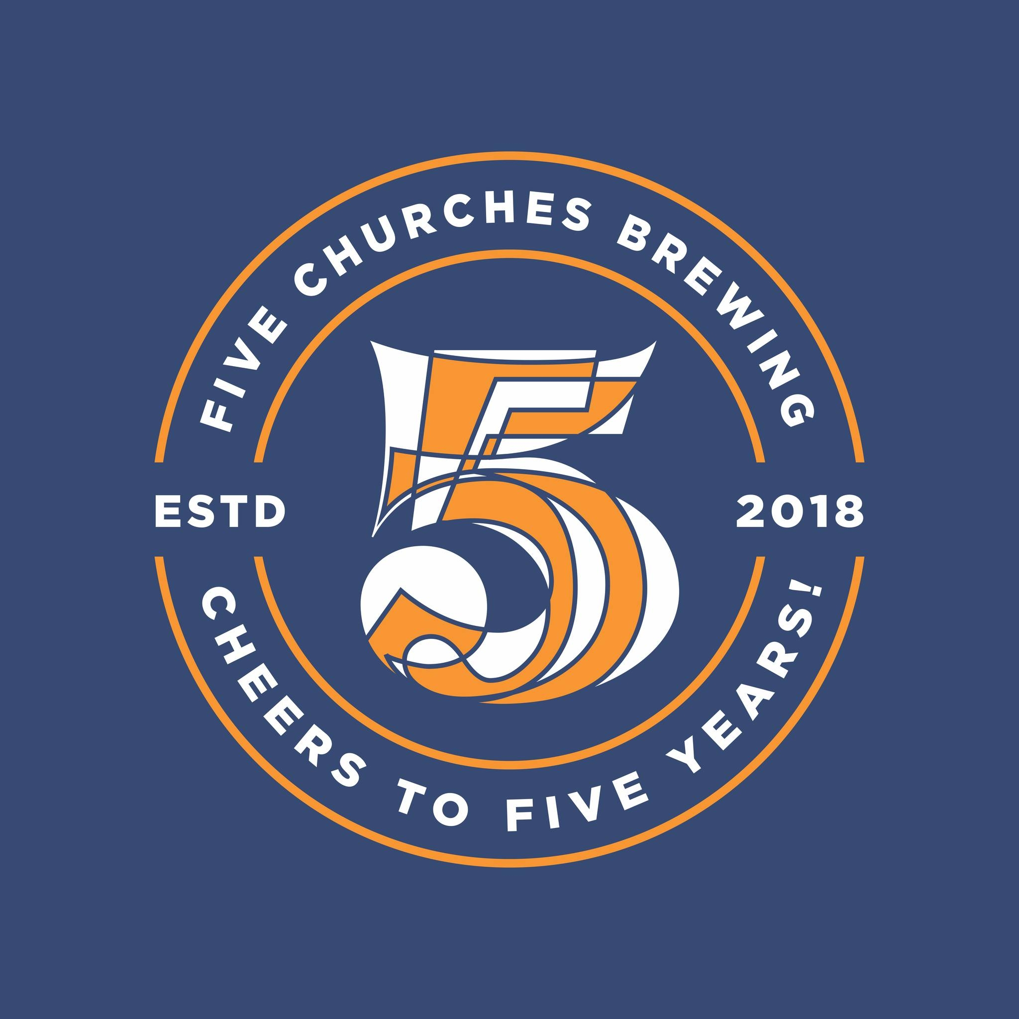 Five Churches Brewing logo