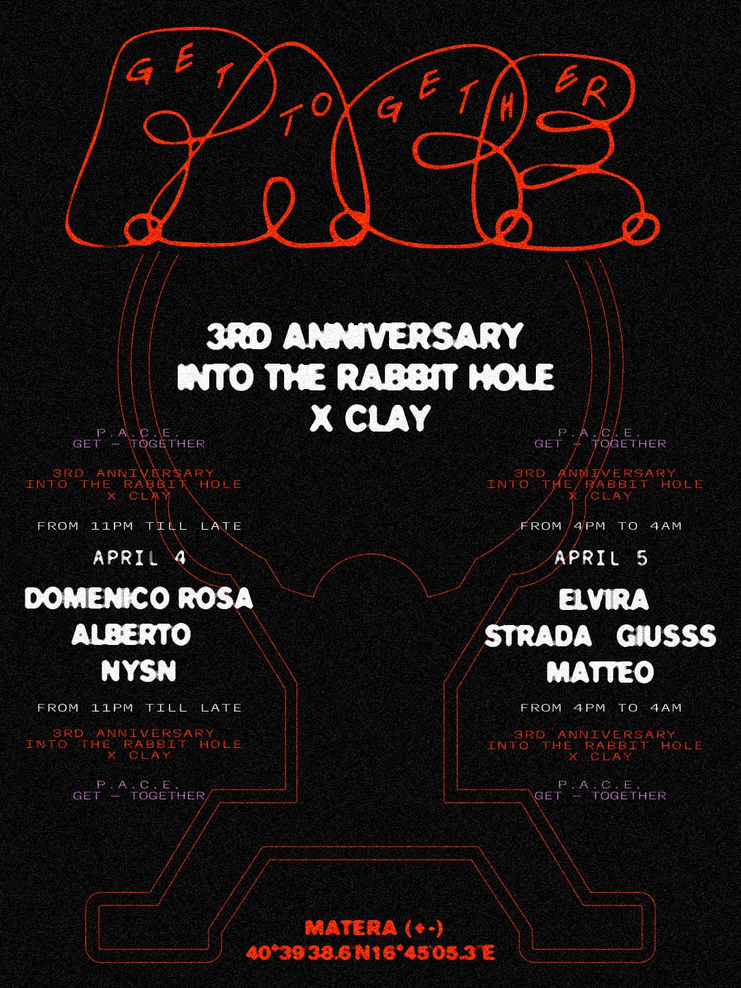3RD ANNIVERSARY INTO THE RABBIT HOLE X CLAY
