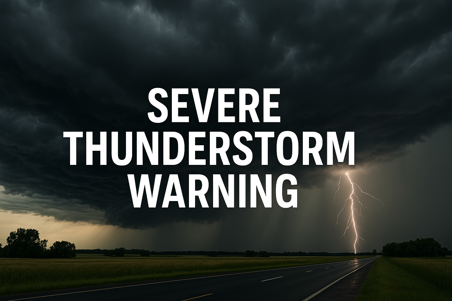 severe thunderstorm warning