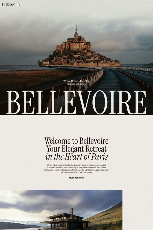 Bellevoire template screenshot