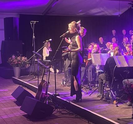 Jan Vayne achter piano