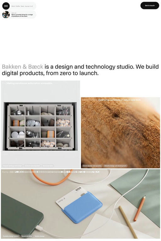 Bakken & Bæck website screenshot
