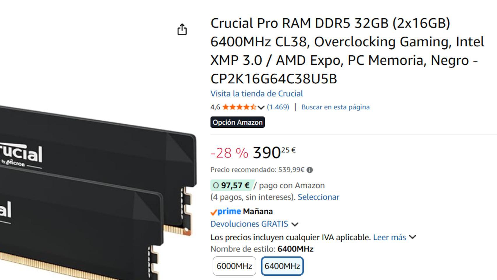 Caen un 30% los precios de la memoria RAM en una semana tras la salida de OpenAI y avance de Google