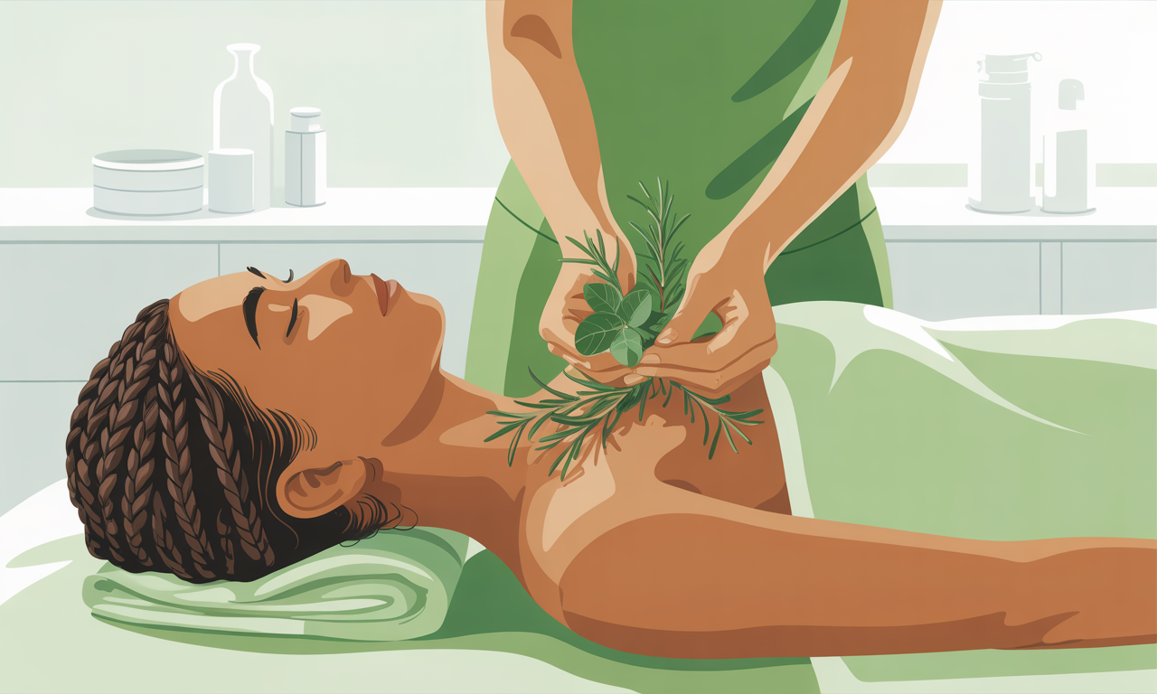 The Breath of Life:  Therapeutic herbal massage treatment of the chest and lungs
