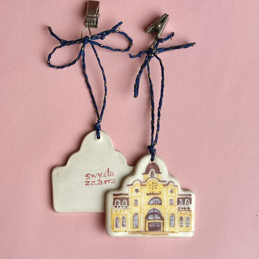 Керамічна прикраса "Вокзал №7"