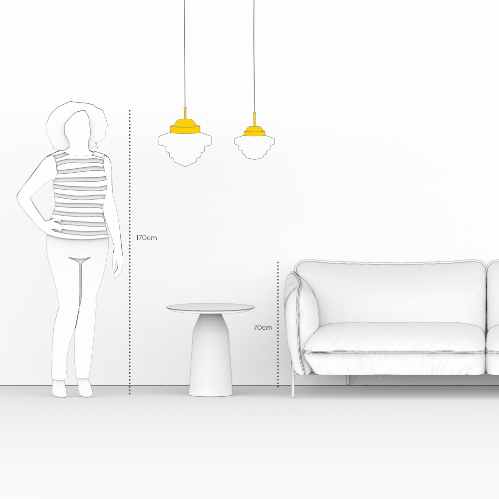 Pendente ESCADA 30 – iluminação de teto