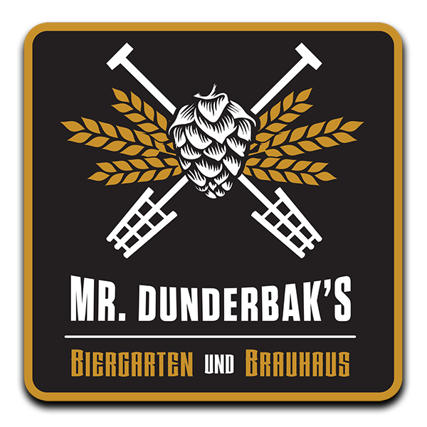 Mr Dunderbaks Biergarten and Brewery Dunderbrau Brewing logo