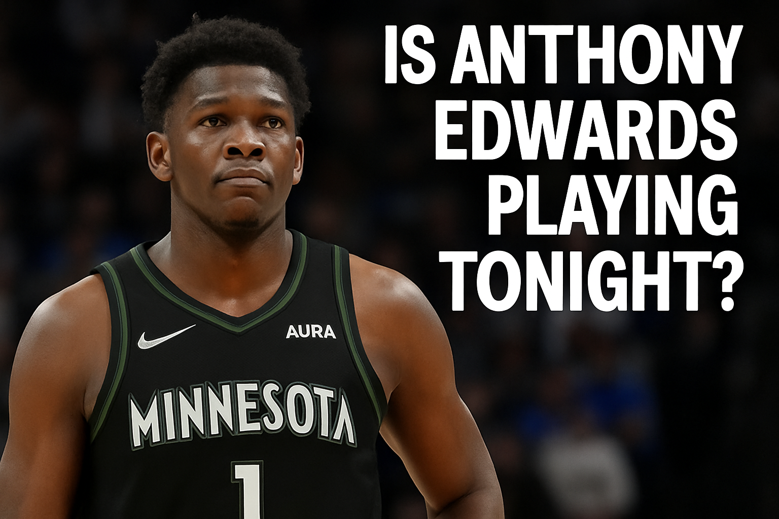 is anthony edwards playing tonight