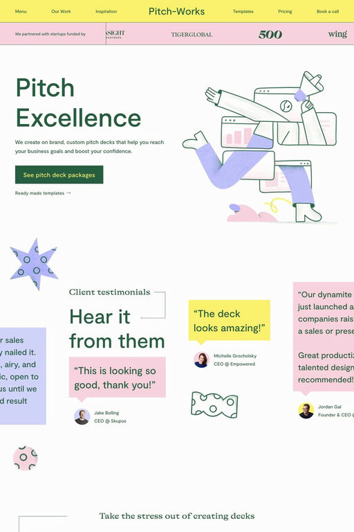 Pitch-Works website screenshot