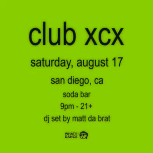 Club XCX : A Charli Party flyer