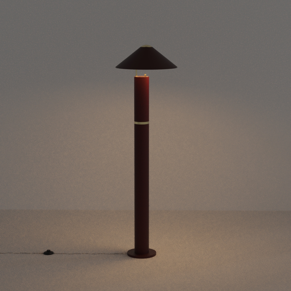 Coluna JADE – iluminação de piso