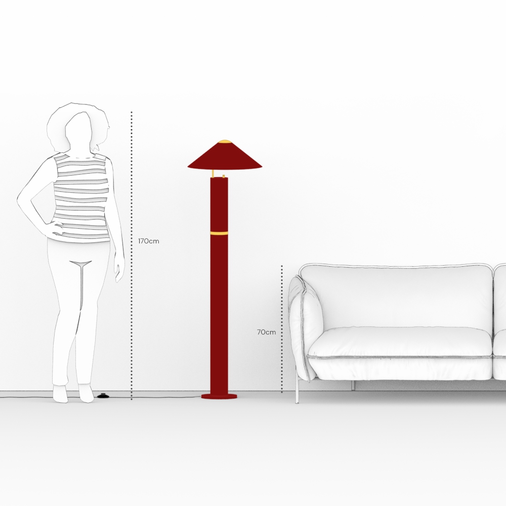 Coluna JADE – iluminação de piso