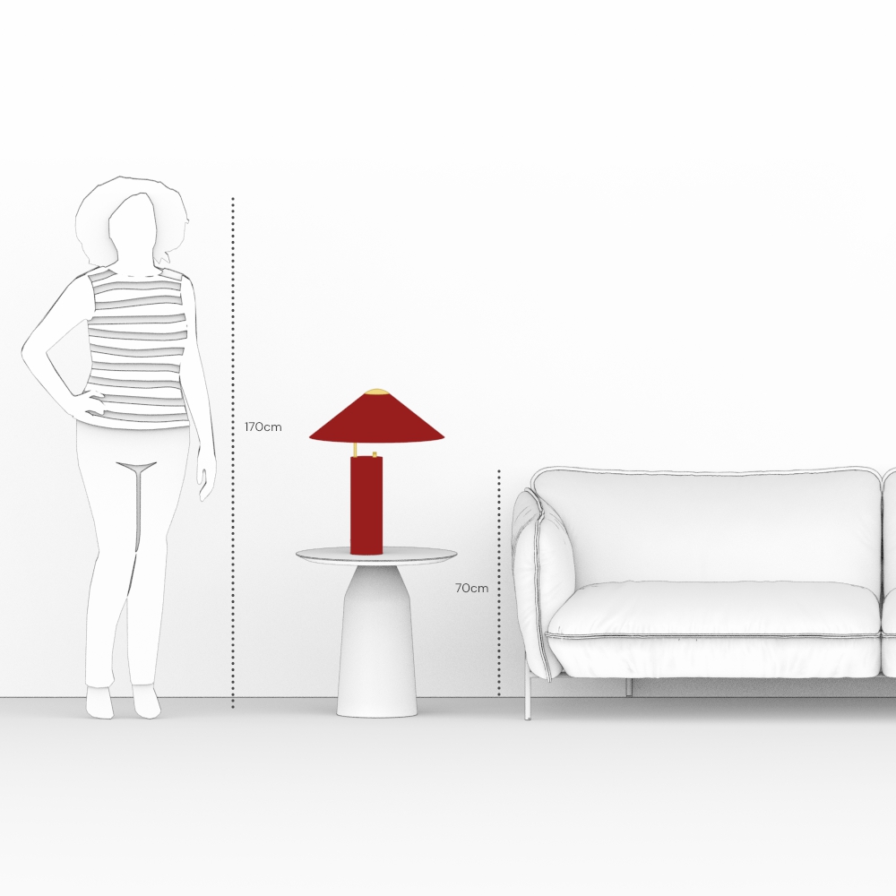 Abajur JADE – iluminação de mesa