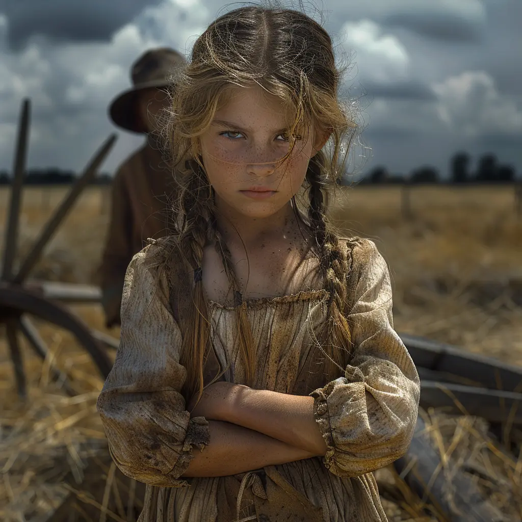 Three perspectives on a wagon train's arduous journey west: the endless prairie, a pioneer, and the trail boss's vigilance.