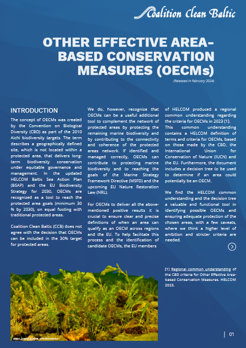 CCB short position paper on OECMs