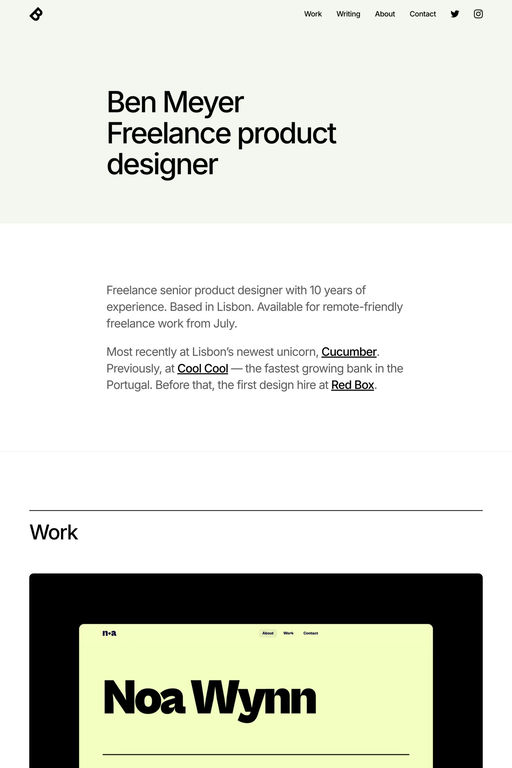 Sharp template screenshot