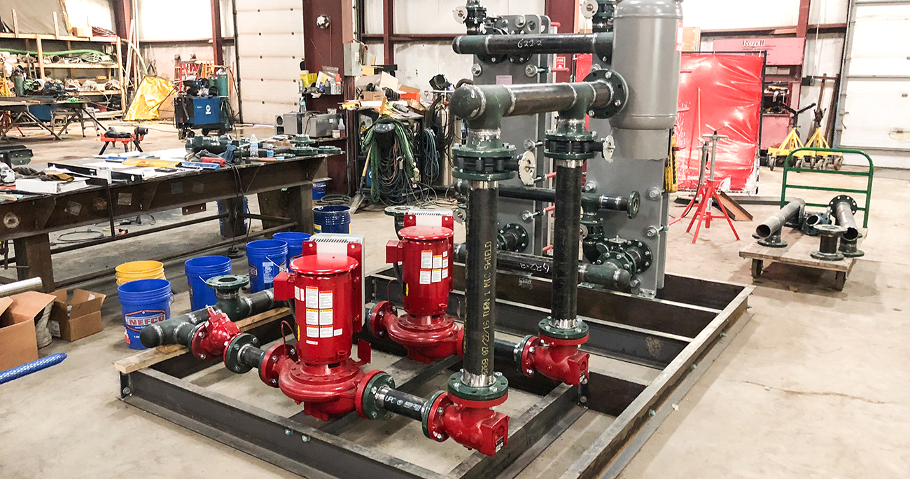 PRE-FABRICATED HEAT EXCHANGER SKIDS