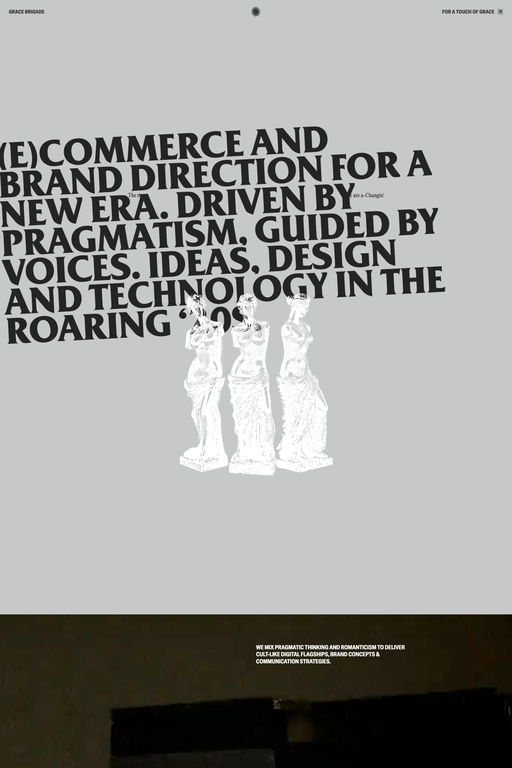 Grace Brigade website screenshot