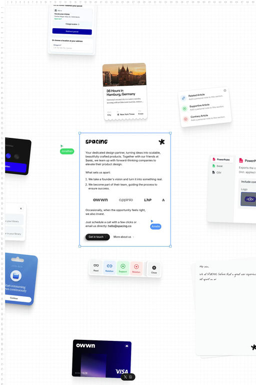 SPACING website screenshot