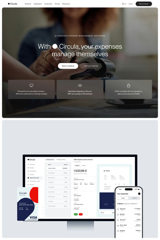 Circula website screenshot