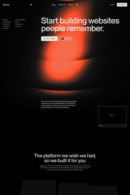 Osmo website screenshot