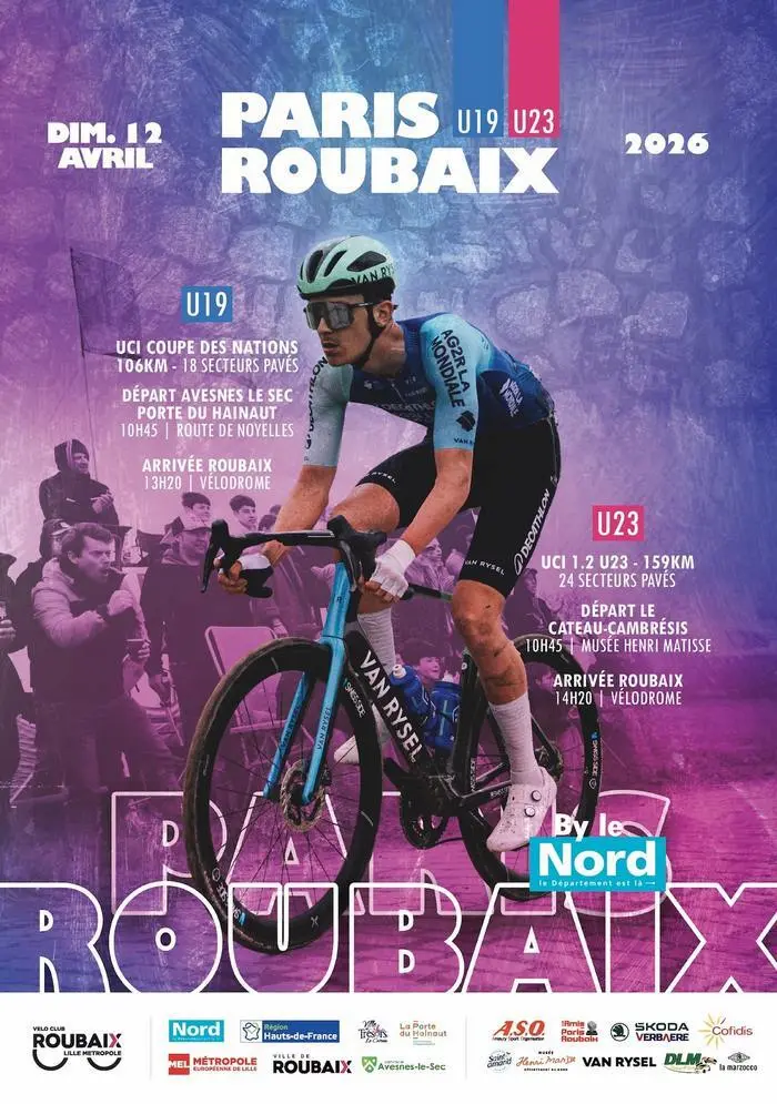 Paris-Roubaix 2026 : départ de Compiègne