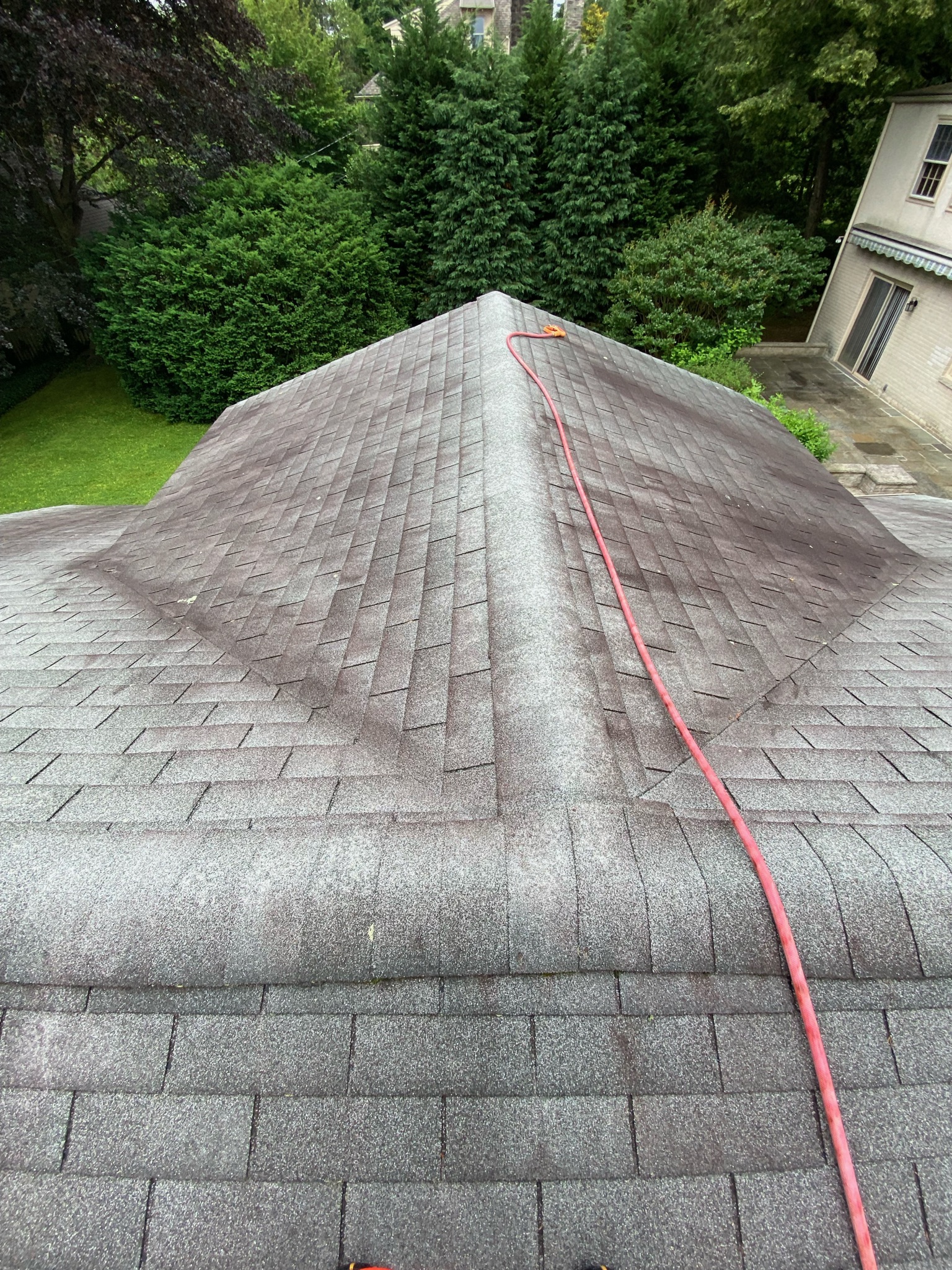 Before House Washing in Lafayette Hill, PA