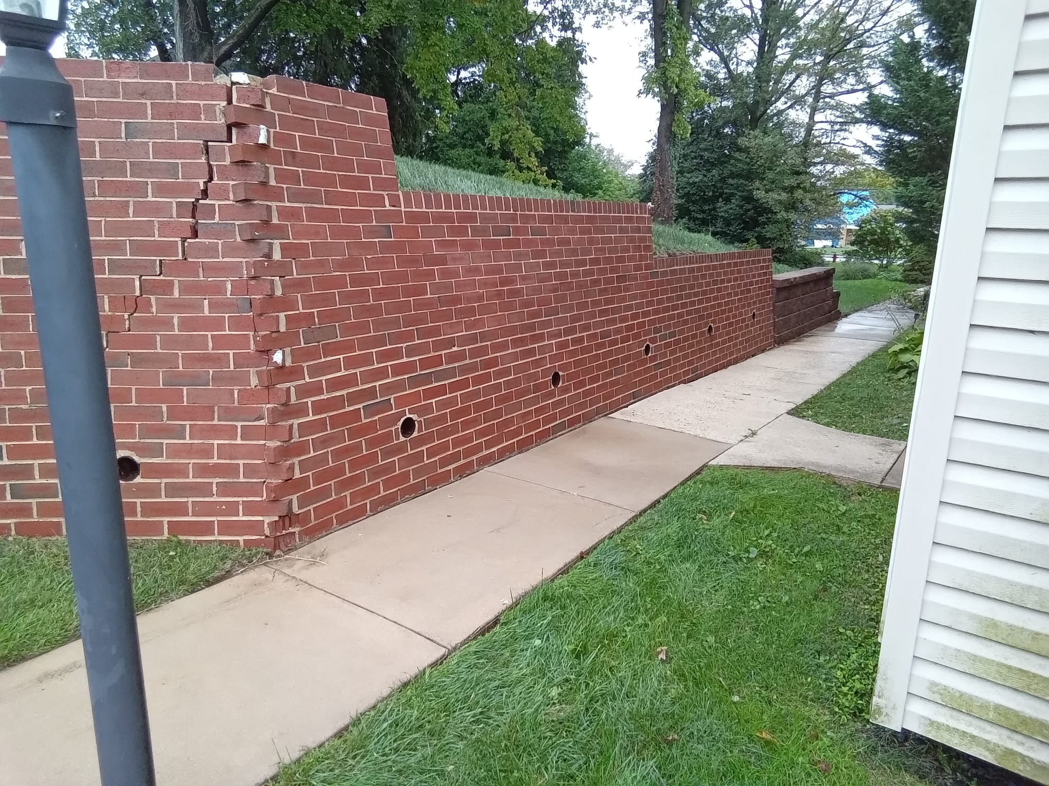 After Brick Wall Power Washing in Eagleville, PA