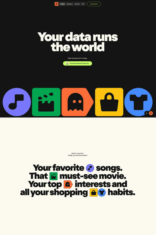 Navigate website screenshot